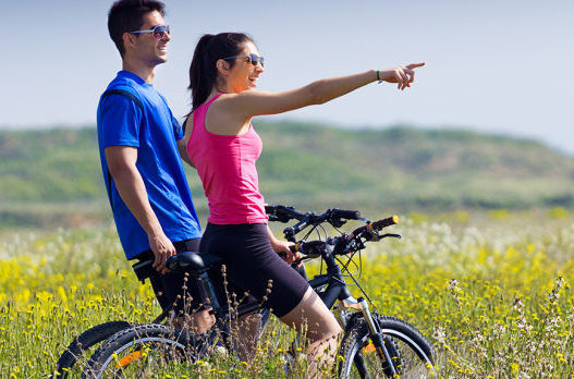 Fietsrit in het "Région du Centre"